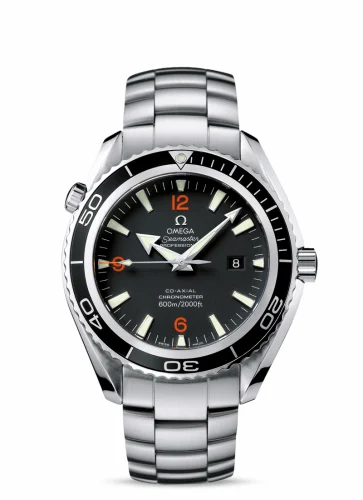 Omega Seamaster Planet Ocean 600M Co-Axial 45.5 Stainless Steel / Orange Numerals / Bracelet 2200.51.00 (22005100)